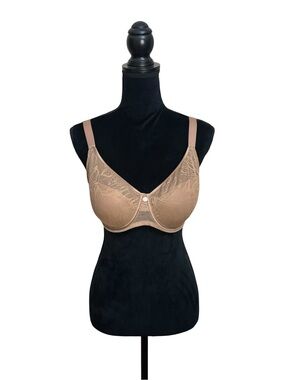 Understance NWT lace underwire full coverage brown latte sexy lingerie bra 34DDD